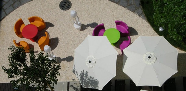 aussenbereich mitarbeiter garten zone  