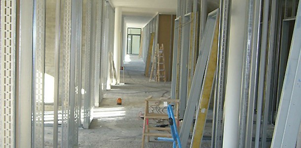 baustellenphotos rohbau gipserarbeiten 